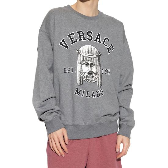  베르사체 긴팔 티셔츠 VE 9019466154196 GRAY - VERSACE