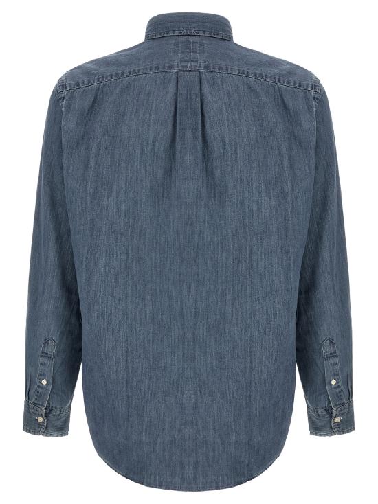 26FW 폴로 랄프로렌 포니로고 자수 데님 셔츠 710792043001 Blue - POLO RALPH LAUREN