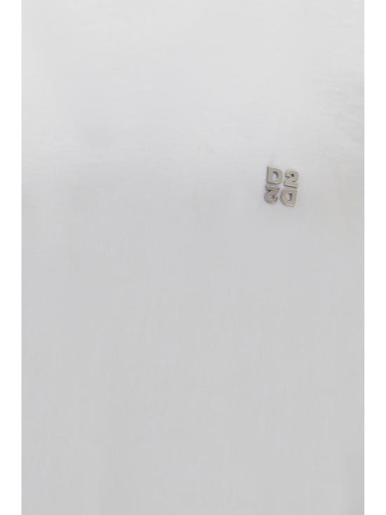 26FW 디스퀘어드2 반팔 티셔츠 S74GD1594D20136 100 WHITE - DSQUARED2