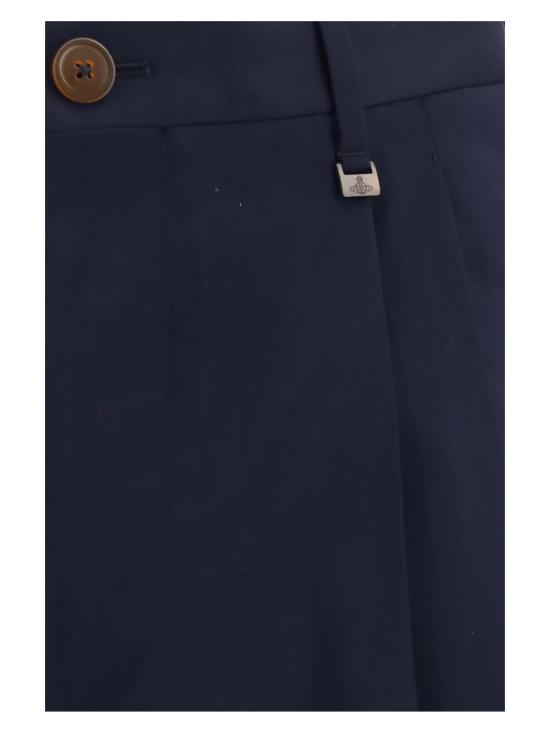 26FW 비비안웨스트우드 스트레이트 팬츠 2F01001SW01IO K410 BLUE - VIVIENNE WESTWOOD