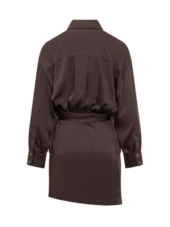 26FW 핑코 원피스 107369A3HL L72 MARRONE TESTA MORO - PINKO