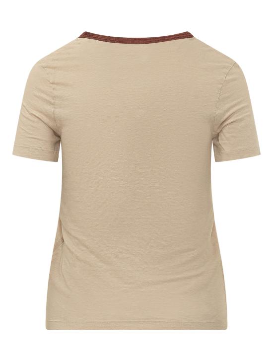 26FW 이자벨마랑에뚜왈 반팔 티셔츠 26ATS0016FAD3N06E 90LB LIGHT BEIGE - ISABEL MARANT ETOILE