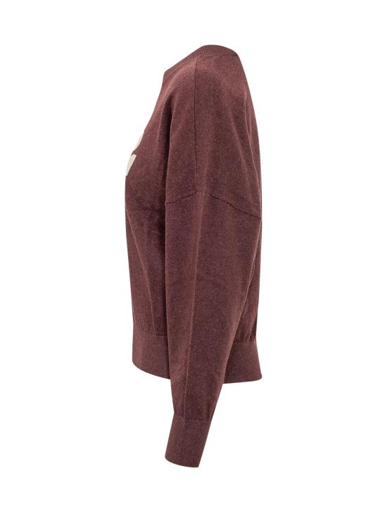 26FW 이자벨마랑에뚜왈 마리산스 코튼 스웨터 23PPU0053FAA1X05E 80BY BURGUNDY - ISABEL MARANT ETOILE