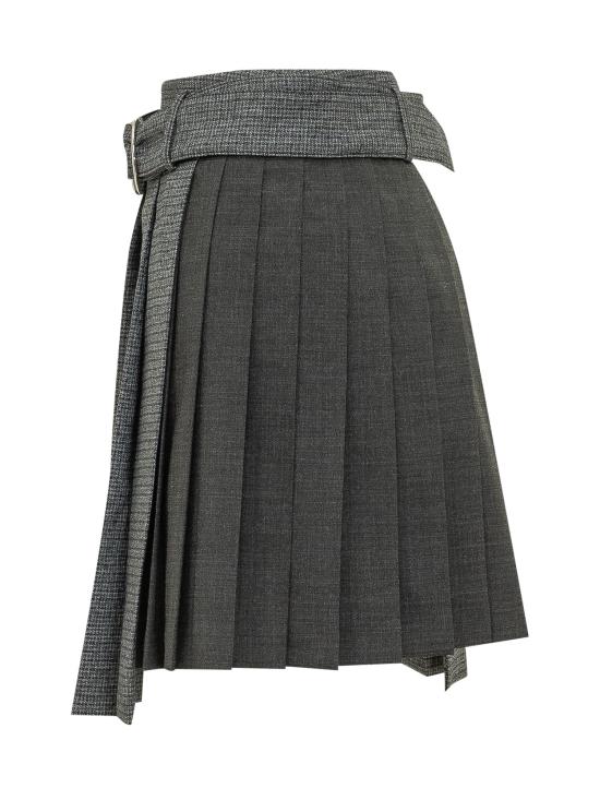26FW 엠에스지엠 스커트 4141MDD06PY267617 97 ANTHRACITE - MSGM