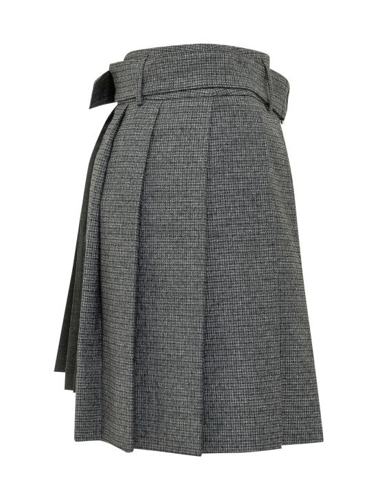 26FW 엠에스지엠 스커트 4141MDD06PY267617 97 ANTHRACITE - MSGM