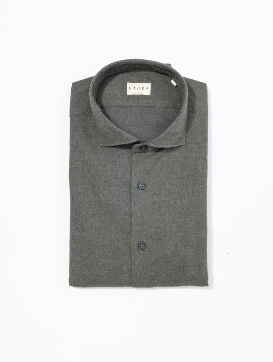 26FW 싸쿠스 셔츠 Flanella di Cotone Bosco의 카미시아