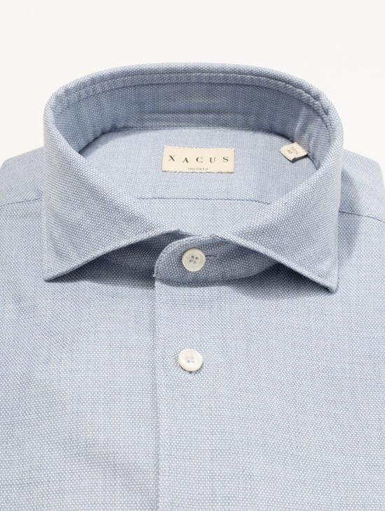 26FW 싸쿠스 셔츠 Supercotone Armaturato Celeste 소재의 Camicia - XACUS