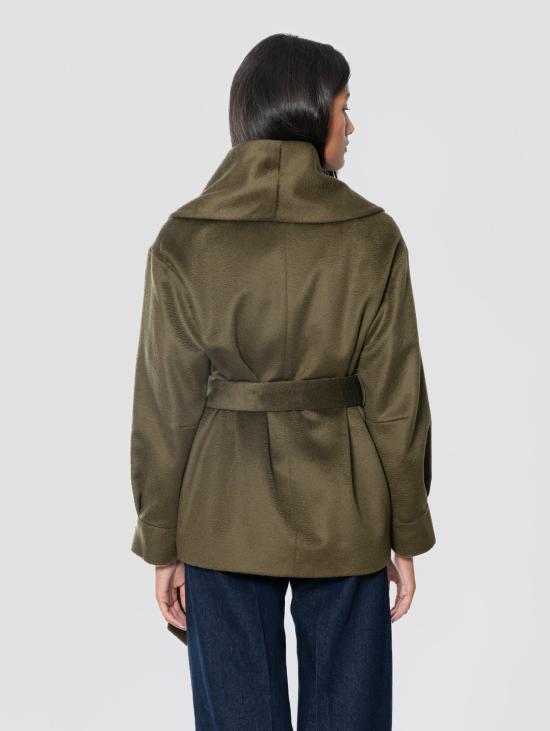 26FW 브레라스 밀라노 코트 라나 베르데의 Giaccone Corto con Collo Sciallato - BRERAS MILANO
