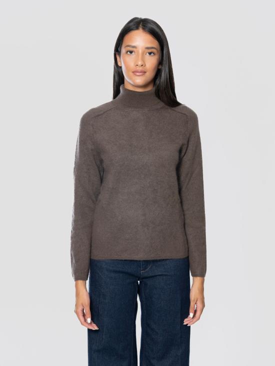 26FW 막스마라 스웨터 캐시미어 Spazzolato Testa di Moro 소재의 Maglione Dolcevita
