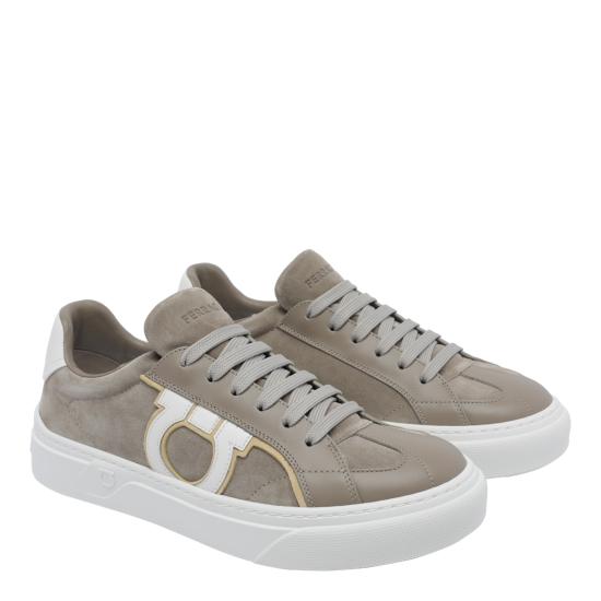 26FW 살바토레 페라가모 스니커즈 796392 02B016BIANCO OTTICO GREY - SALVATORE FERRAGAMO