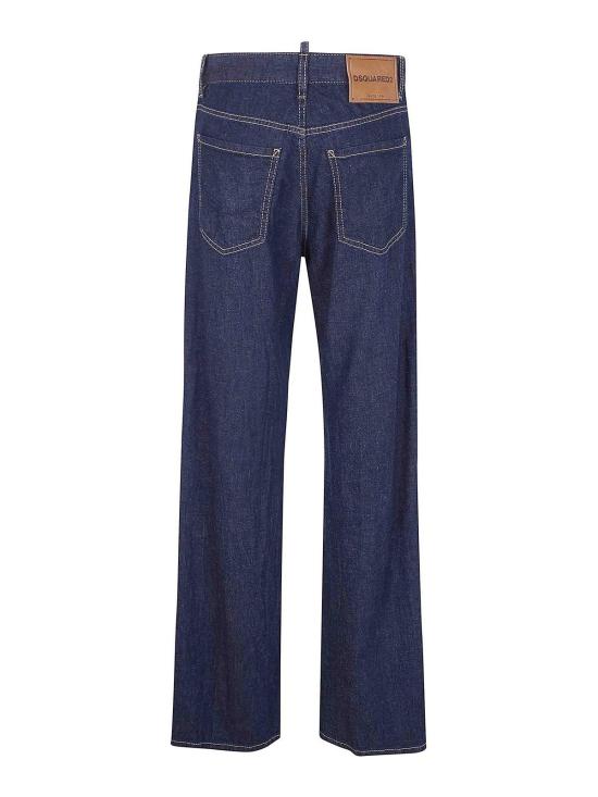 25FW 디스퀘어드2 스트레이트 팬츠 S75LB1131S30825470 Blue - DSQUARED2