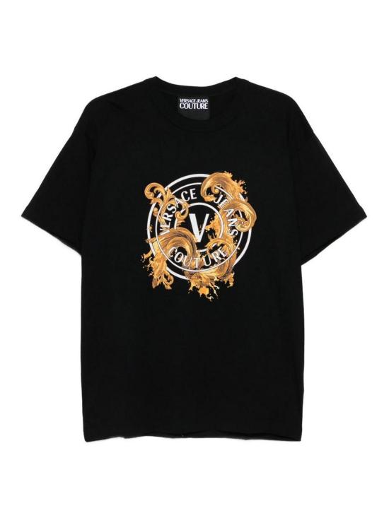 26SS 베르사체 반팔 티셔츠 80GAHE01CJ00EG89 BLACK