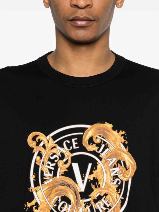 26SS 베르사체 반팔 티셔츠 80GAHE01CJ00EG89 BLACK - VERSACE