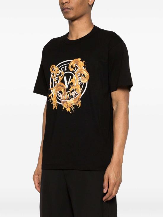 26SS 베르사체 반팔 티셔츠 80GAHE01CJ00EG89 BLACK - VERSACE