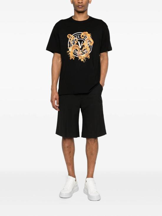 26SS 베르사체 반팔 티셔츠 80GAHE01CJ00EG89 BLACK - VERSACE