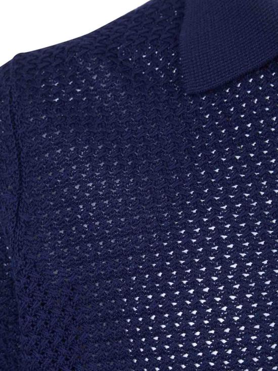 25FW 필리포 드 로렌티스 폴로 티셔츠 PL3MCSKCM7B891 Blue - FILIPPO DE LAURENTIIS