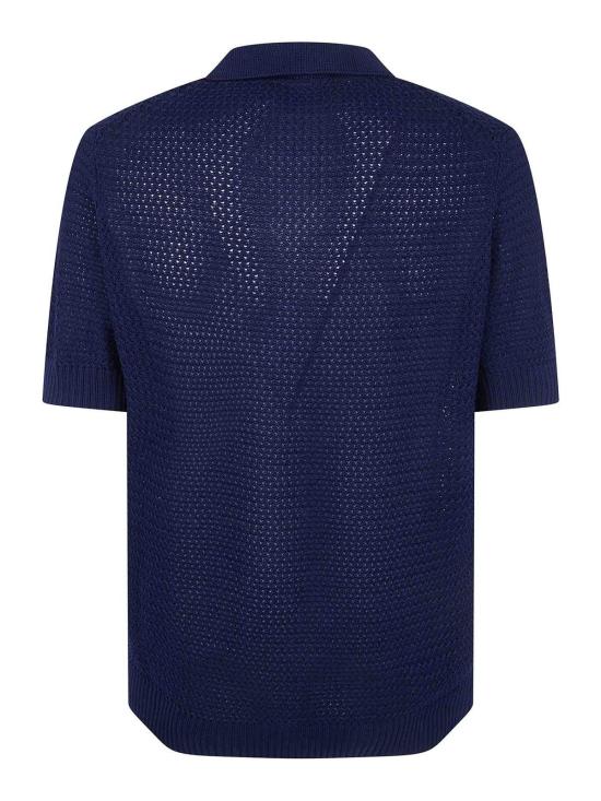 25FW 필리포 드 로렌티스 폴로 티셔츠 PL3MCSKCM7B891 Blue - FILIPPO DE LAURENTIIS