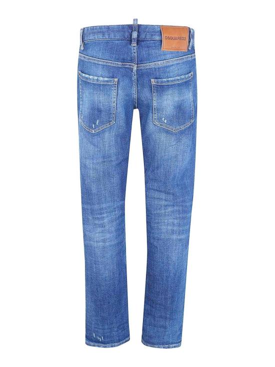 25FW 디스퀘어드2 스트레이트 팬츠 S75LB1164S30872470 Blue - DSQUARED2