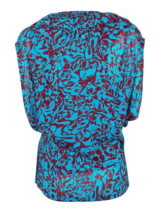 25FW 드리스 반 노튼 블라우스 26113071930065E15 BLUE - DRIES VAN NOTEN