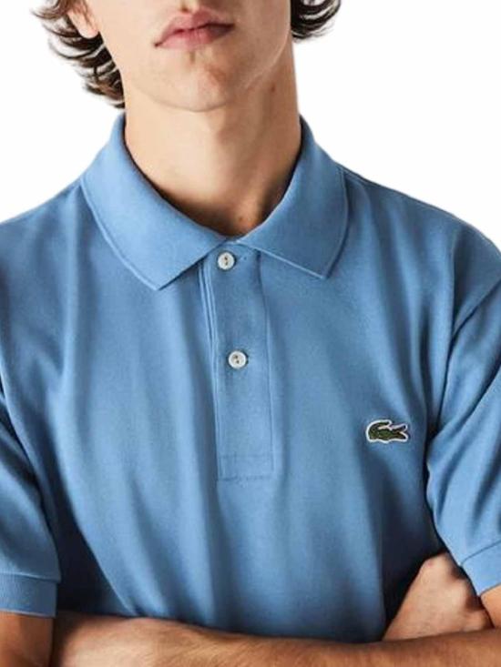  라코스테 클래식 핏 피케 폴로 셔츠 L1212776 Blue - LACOSTE