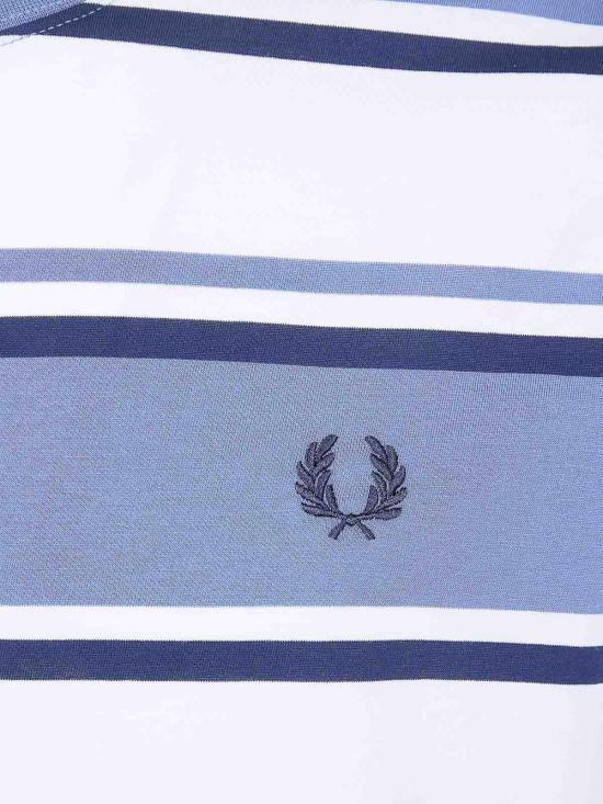 25FW 프레드페리 반팔 티셔츠 FPM13025727A Blue - FRED PERRY