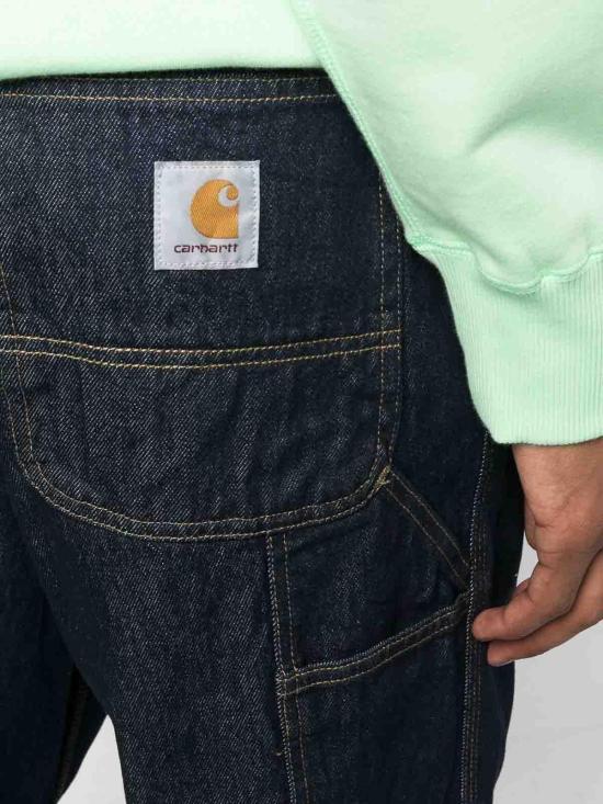 26FW 칼하트 스미스 데님 싱글 니 팬츠 I0320240102 DARK BLUE - CARHARTT