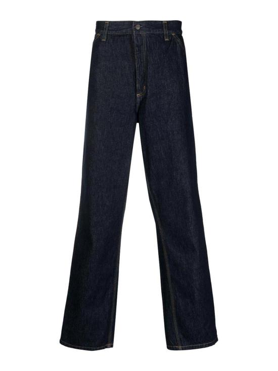 26FW 칼하트 스미스 데님 싱글 니 팬츠 I0320240102 DARK BLUE