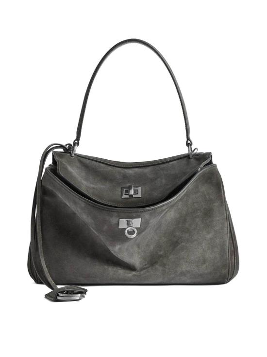 26FW 발렌시아가 로데오 핸드백 스몰 7897792AB4G1143 Grey