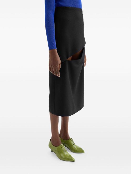 26SS 질샌더 미디 스커트 J03MA0294J40330001 BLACK - JIL SANDER
