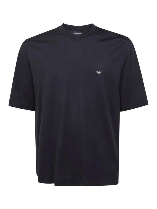 25FW 엠포리오 아르마니 반팔 티셔츠 EM005277AF24470UC001 Black