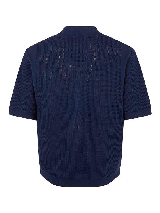 25FW 드롤드무슈 폴로 티셔츠 JPO171CO207NAVY Blue - DROLE DE MONSIEUR