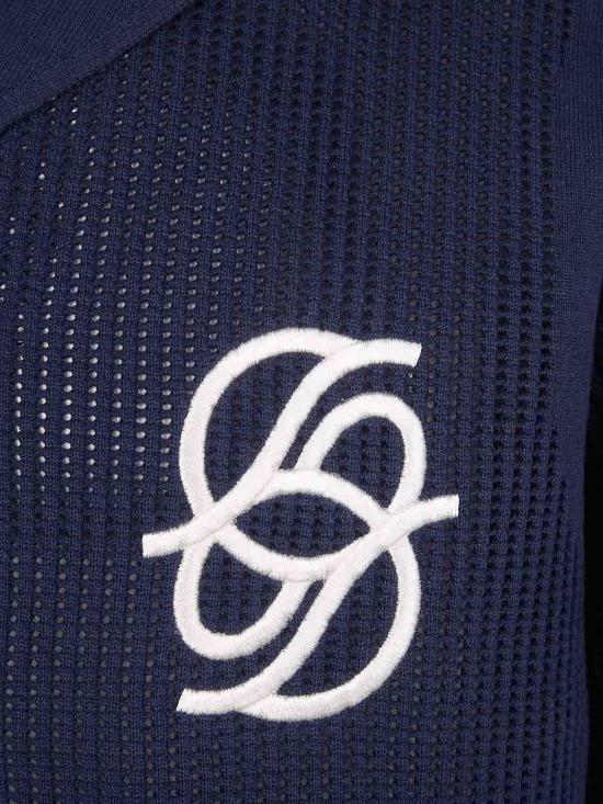 25FW 드롤드무슈 폴로 티셔츠 JPO171CO207NAVY Blue - DROLE DE MONSIEUR