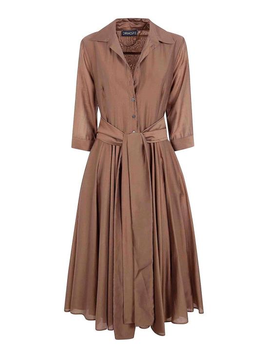 25FW 닥터 호프 롱 원피스 311714281098074E15 BROWN