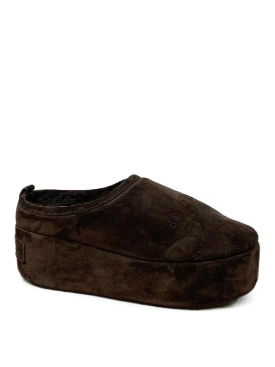 26FW 발렌시아가 알래스카 소프트 플랫폼 뮬 825258WBFC12929 BLACK