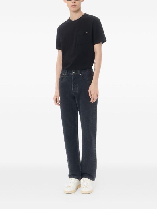 26FW 발렌티노 가라바니 반팔 티셔츠 9V3MG10VBGR0NO Black - VALENTINO GARAVANI