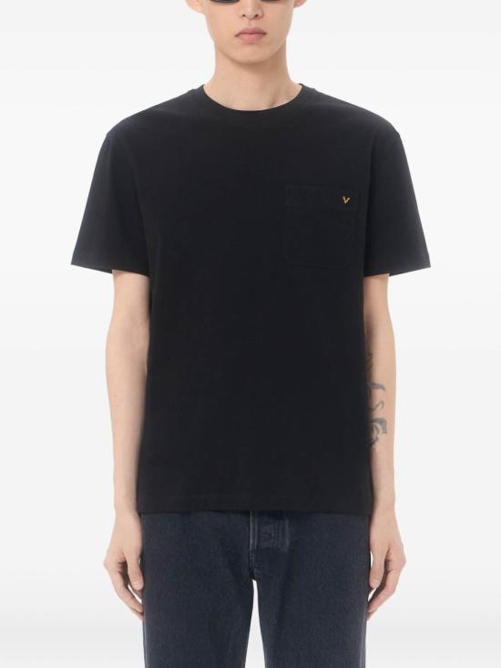 26FW 발렌티노 가라바니 반팔 티셔츠 9V3MG10VBGR0NO Black - VALENTINO GARAVANI