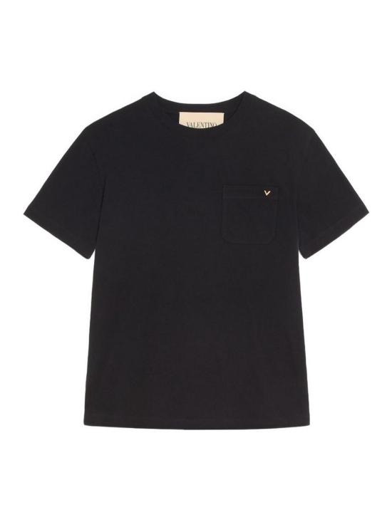 26FW 발렌티노 가라바니 반팔 티셔츠 9V3MG10VBGR0NO Black