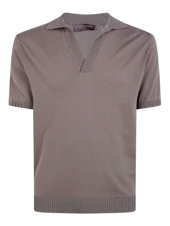 25FW 필리포 드 로렌티스 폴로 티셔츠 PL3MCSKCR14R530 Grey