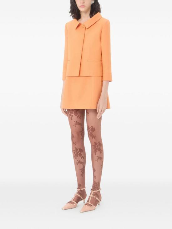 26FW 발렌티노 가라바니 미디 스커트 9B3RAFB01CF136 ORANGE - VALENTINO GARAVANI