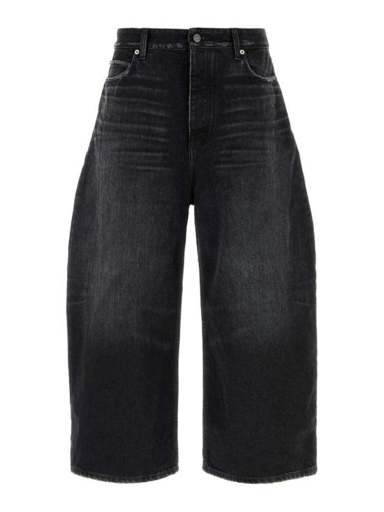 26FW 발렌시아가 커브드 데님 진 A001TUTUW541000 BLACK