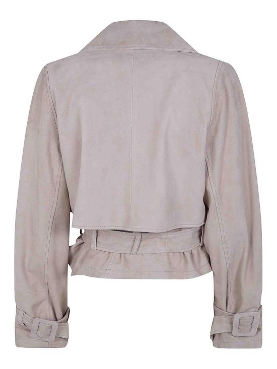 25FW 닥터 호프 트렌치 코트 8396SUEDEC144 Brown - DR HOPE