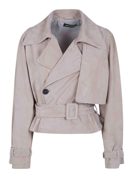 25FW 닥터 호프 트렌치 코트 8396SUEDEC144 Brown