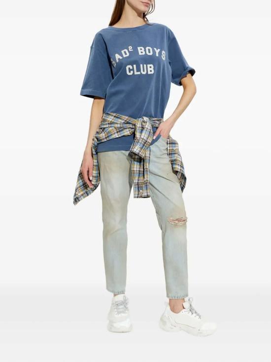 25FW 디스퀘어드2 반팔 티셔츠 S75GD0519D20108470 Blue - DSQUARED2