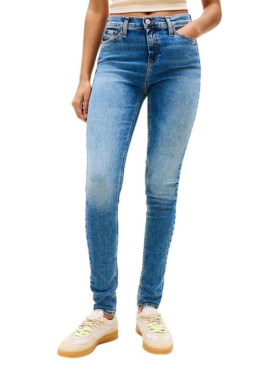 26SS 타미힐피거 스트레이트 팬츠 DW0DW206521A5 BLUE - TOMMY HILFIGER