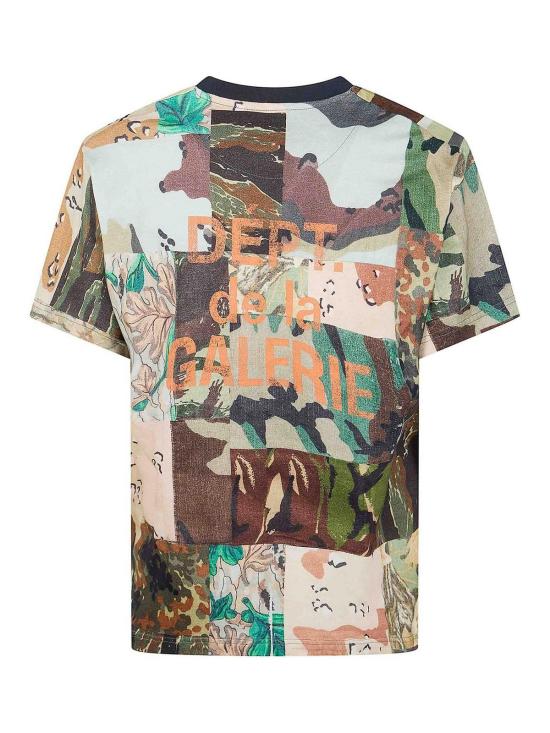 25FW 갤러리 디파트먼트 반팔 티셔츠 TOP012PRINTED Brown - GALLERY DEPT