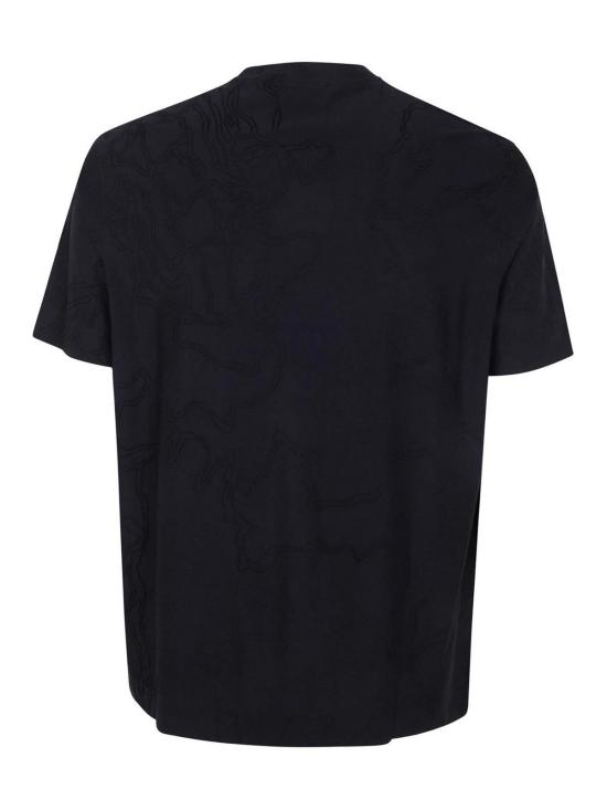 25FW 엠포리오 아르마니 반팔 티셔츠 EM004644AF23458FC333 Black - EMPORIO ARMANI