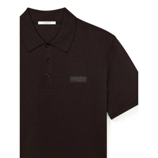 26FW 지방시 폴로 티셔츠 BML00G3YTX 001 BLACK - GIVENCHY