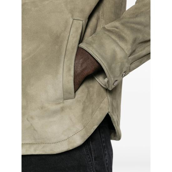 26FW 살바토레 산토로 가죽 자켓 51586 U ARMY GREEN - SALVATORE SANTORO