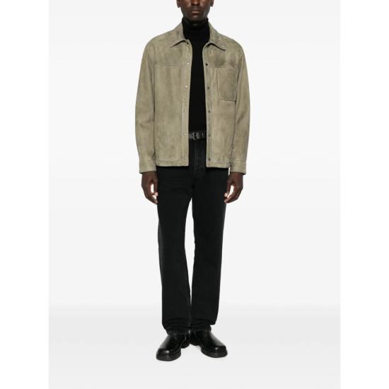 26FW 살바토레 산토로 가죽 자켓 51586 U ARMY GREEN - SALVATORE SANTORO