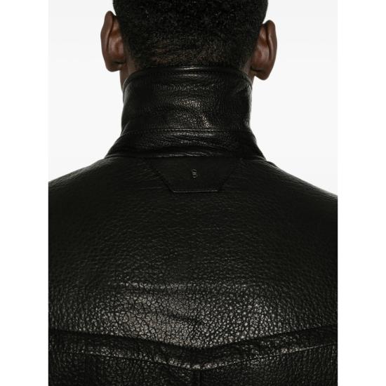26FW 살바토레 산토로 가죽 자켓 51526 U BLACK - SALVATORE SANTORO
